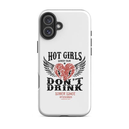 Hot Girls Don't Drink Recovery Phone Case featuring the design (view 21)
