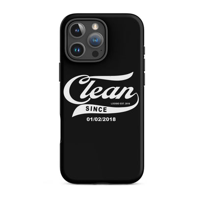 Clean Since Recovery Phone Case graphic detail (view 24)
