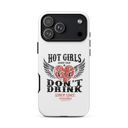 Hot Girls Don't Drink Recovery Phone Case back view (view 27)