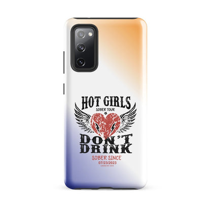 Loosid Hot Girls Don't Drink Recovery Phone Case featuring the design