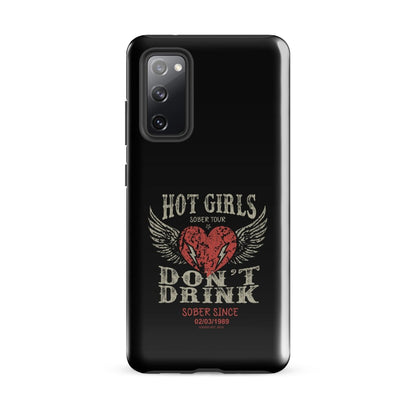 Loosid Hot Girls Don't Drink Recovery Phone Case featuring the design
