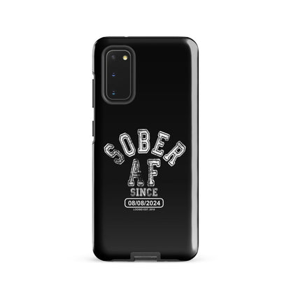 Sober AF Recovery Phone Case close-up view (view 2)