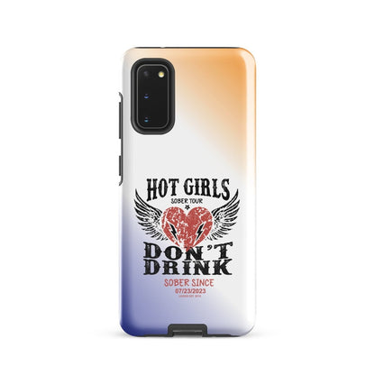Hot Girls Don't Drink Recovery Phone Case graphic detail (view 4)