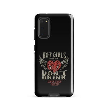 Hot Girls Don't Drink Recovery Phone Case graphic detail (view 4)