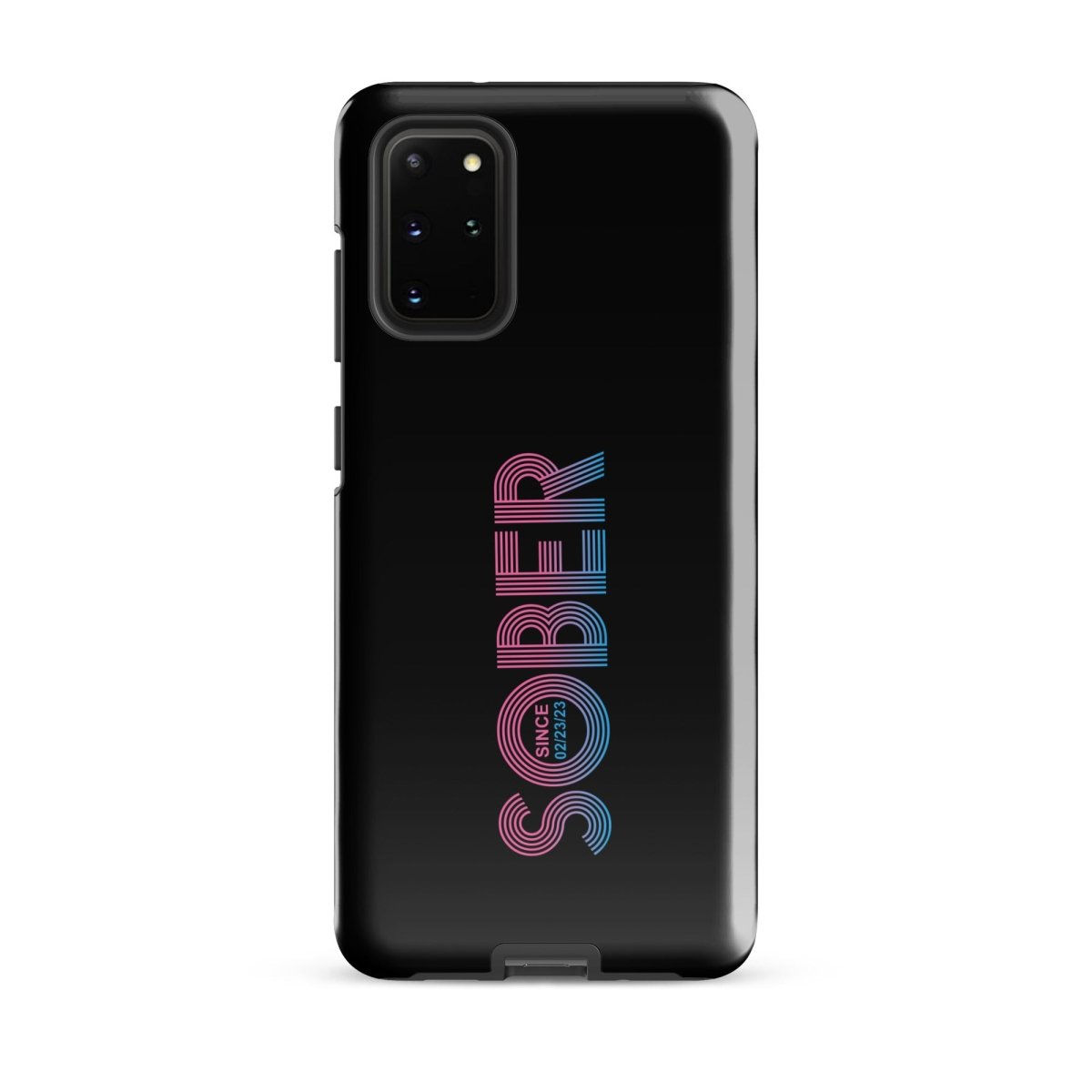 Sober Since Recovery Phone Case close-up view (view 2)