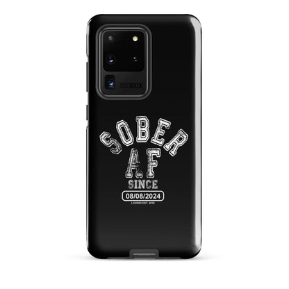 Sober AF Recovery Phone Case graphic detail (view 4)