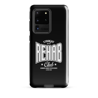 Straight Out of Rehab Recovery Phone Case flat lay styled image (view 3)