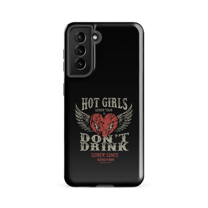 Hot Girls Don't Drink Recovery Phone Case lifestyle view (view 5)