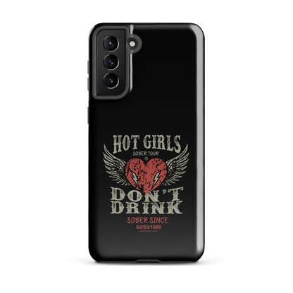 Hot Girls Don't Drink Recovery Phone Case side view (view 6)