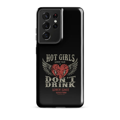 Hot Girls Don't Drink Recovery Phone Case back view (view 7)