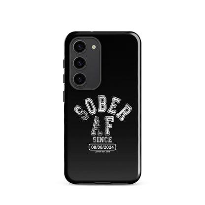 Sober AF Recovery Phone Case close-up view (view 12)