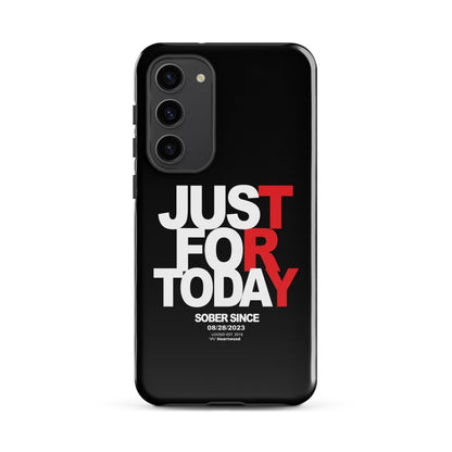 Just For Today Recovery Phone Case flat lay styled image (view 13)