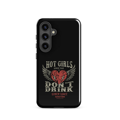 Hot Girls Don't Drink Recovery Phone Case lifestyle view (view 15)
