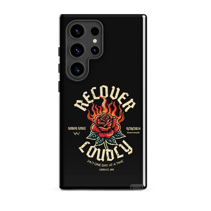 Recover Loudly Recovery Phone Case back view (view 17)