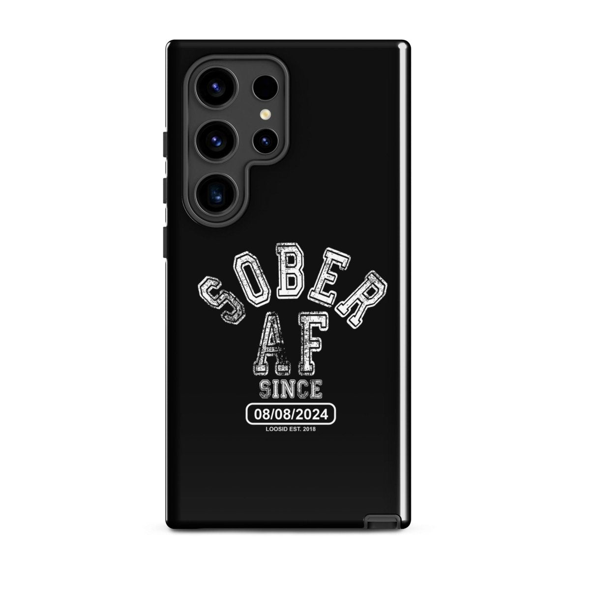 Sober AF Recovery Phone Case back view (view 17)