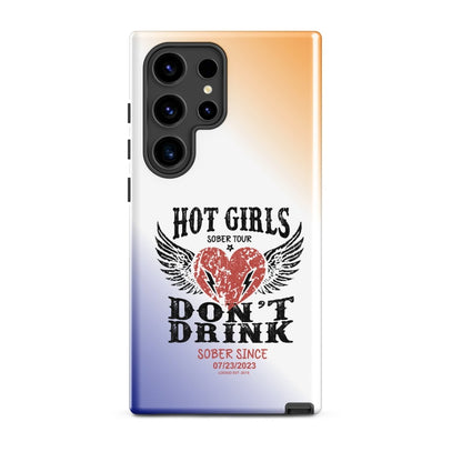 Hot Girls Don't Drink Recovery Phone Case back view (view 17)