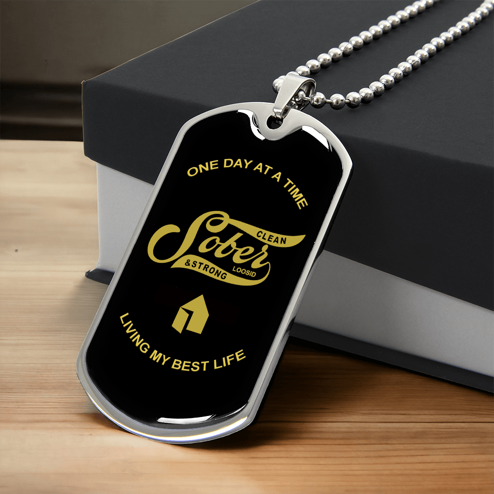 Marr-Loosid Silver Dog Tag