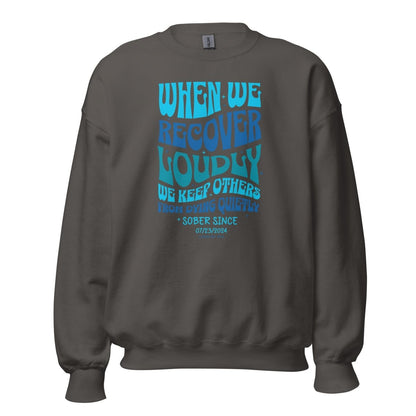 sobriety sweatshirt recovery lifestyle wear