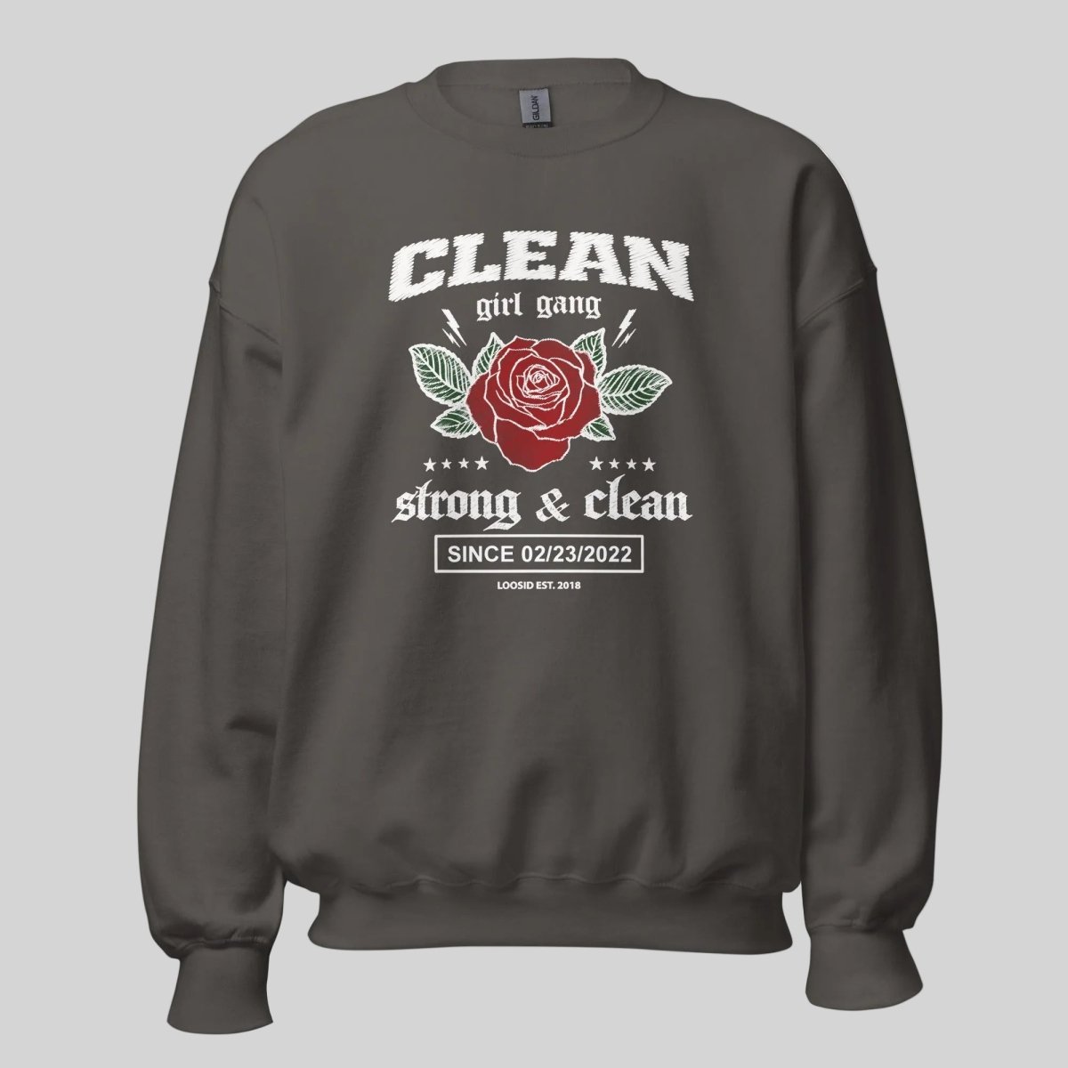 Strong & Clean Personalized Recovery Recovery Hoodie close-up view (view 12)