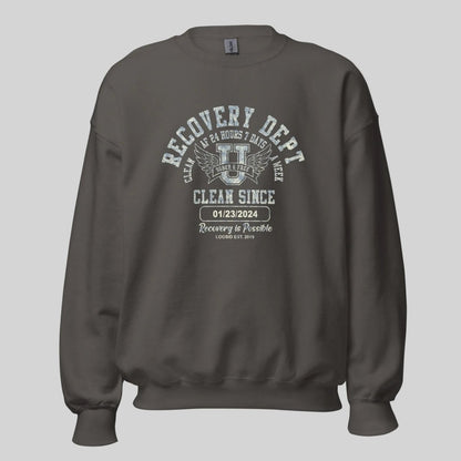 Clean Since Collegiate Recovery Hoodie lifestyle view (view 15)