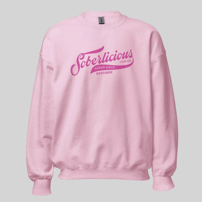 Soberlicious Recovery Hoodie flat lay styled image (view 23)
