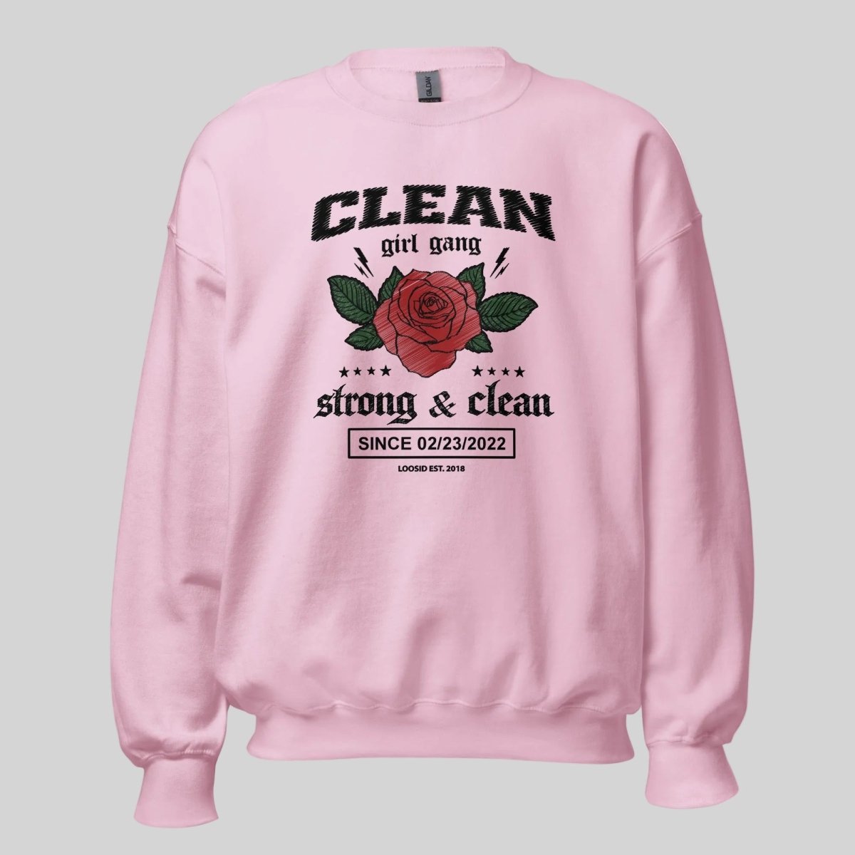Strong & Clean Personalized Recovery Recovery Hoodie back view (view 27)