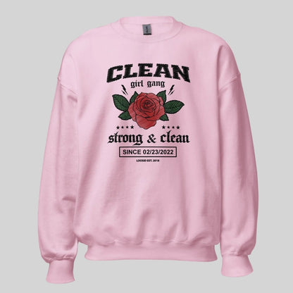 Strong & Clean Personalized Recovery Recovery Hoodie back view (view 27)