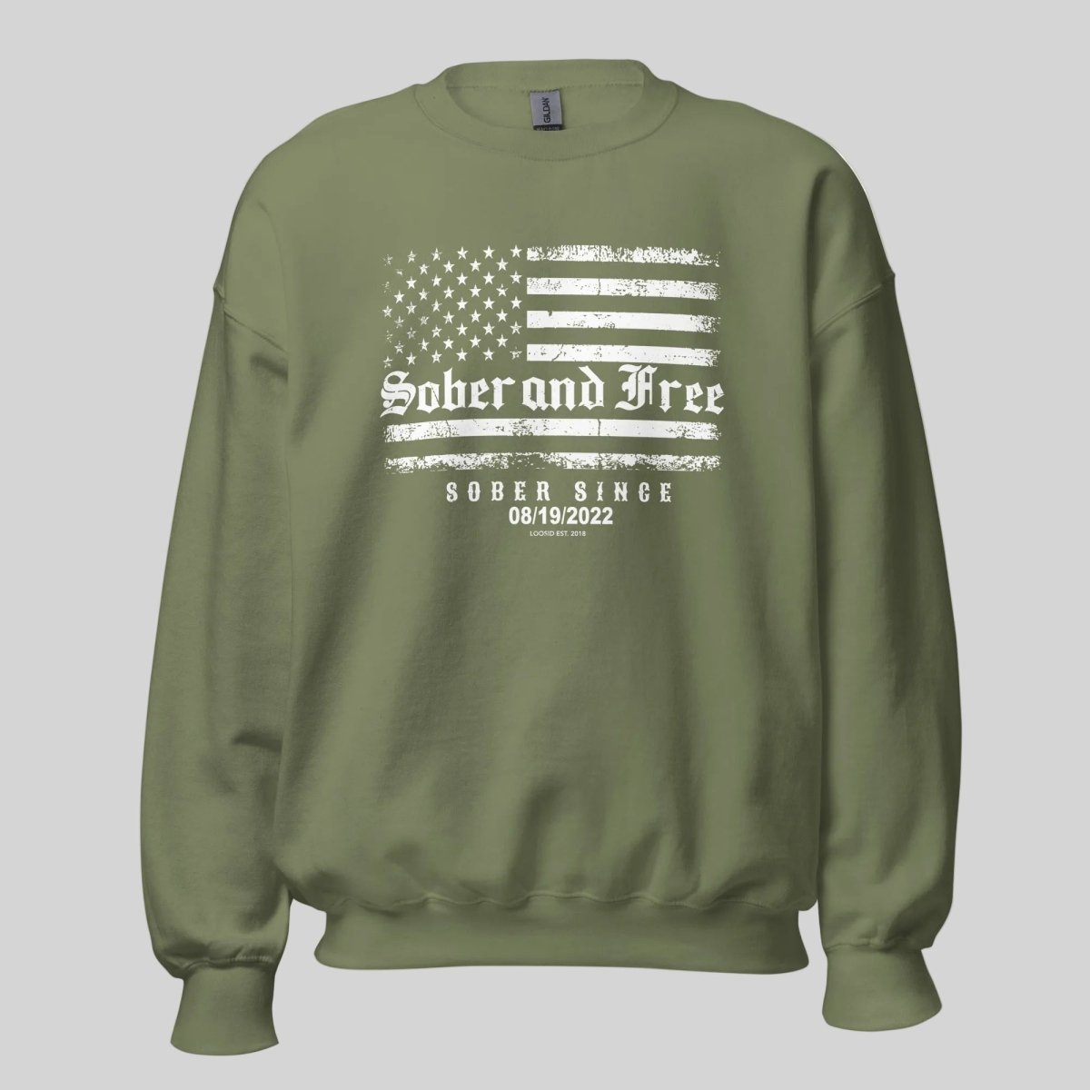 Sobriety Recovery Hoodie packaging detail (view 18)