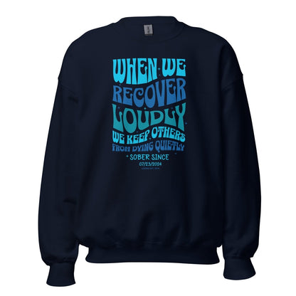 sobriety sweatshirt recovery apparel