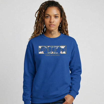 Recovery Sweatshirt | Women’s Sober AF Flower Sweatshirt