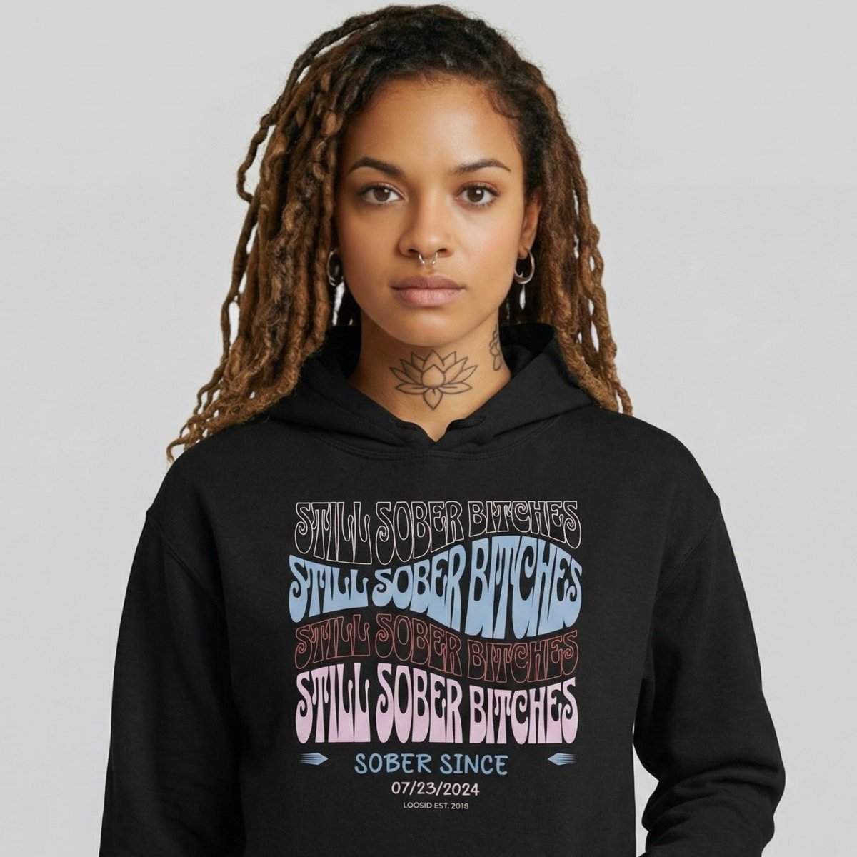 Recovery Hoodie | Still Sober-B Custom Sobriety Date