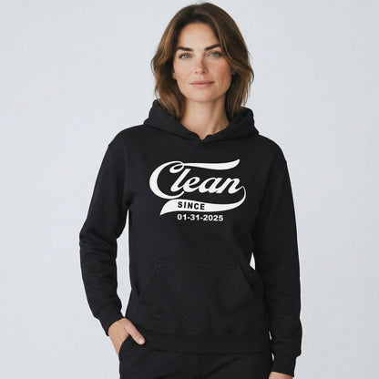 Clean Since Sober Recovery Hoodie product photo (view 30)
