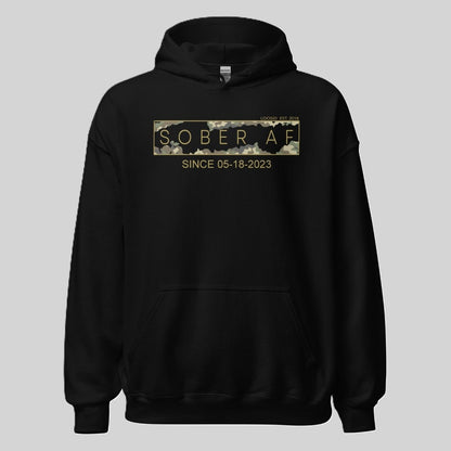 Recovery Hoodie | Unisex Sober AF Camo