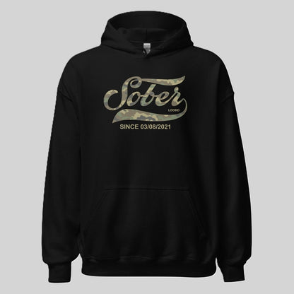 Recovery Hoodie | Unisex Sober Since Camo