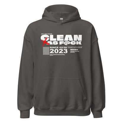Clean As F*ck Recovery Hoodie featuring the design (view 11)