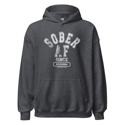 Personalized Recovery Hoodie for honoring sobriety journeys