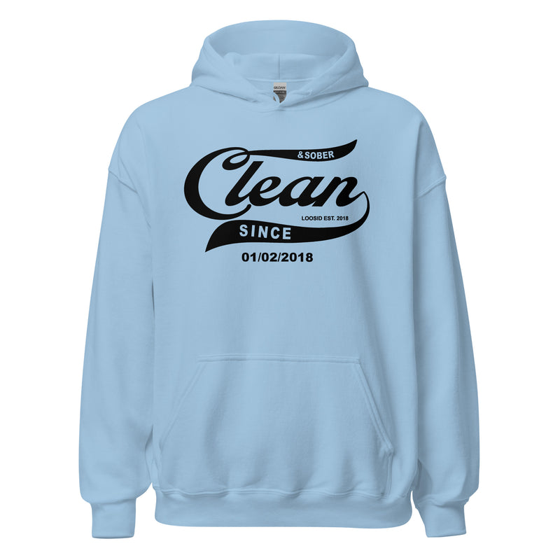 Recovery hoodie folded neatly on a clean surface