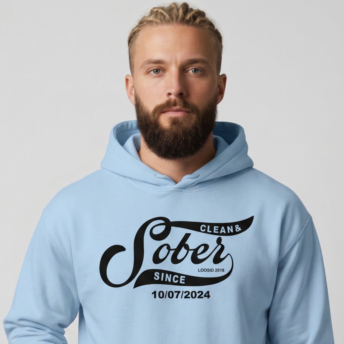 Sober Since Recovery Hoodie product photo (view 40)
