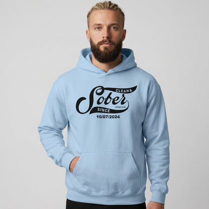 Sober Since Recovery Hoodie featuring the design (view 41)