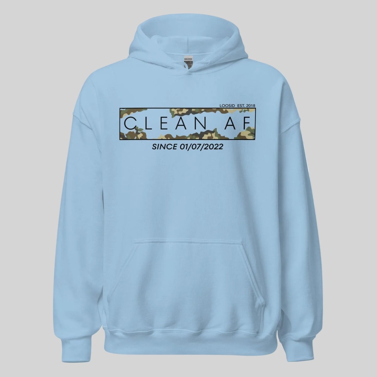 Clean AF Camo Recovery Hoodie product photo (view 20)
