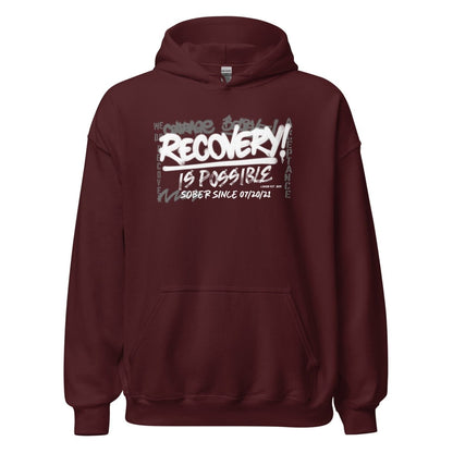 Recovery Is Possible for Women Recovery Hoodie fit detail (view 39)
