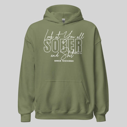 Look at You Sober and Sh*t Recovery Hoodie packaging detail (view 18)