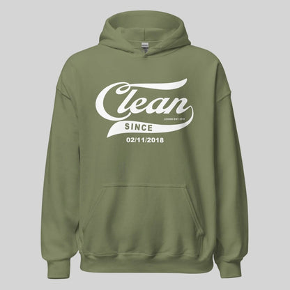 Clean Since Recovery Hoodie graphic detail (view 14)