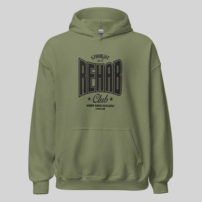 Loosid Rehab Recovery Hoodie featuring the design
