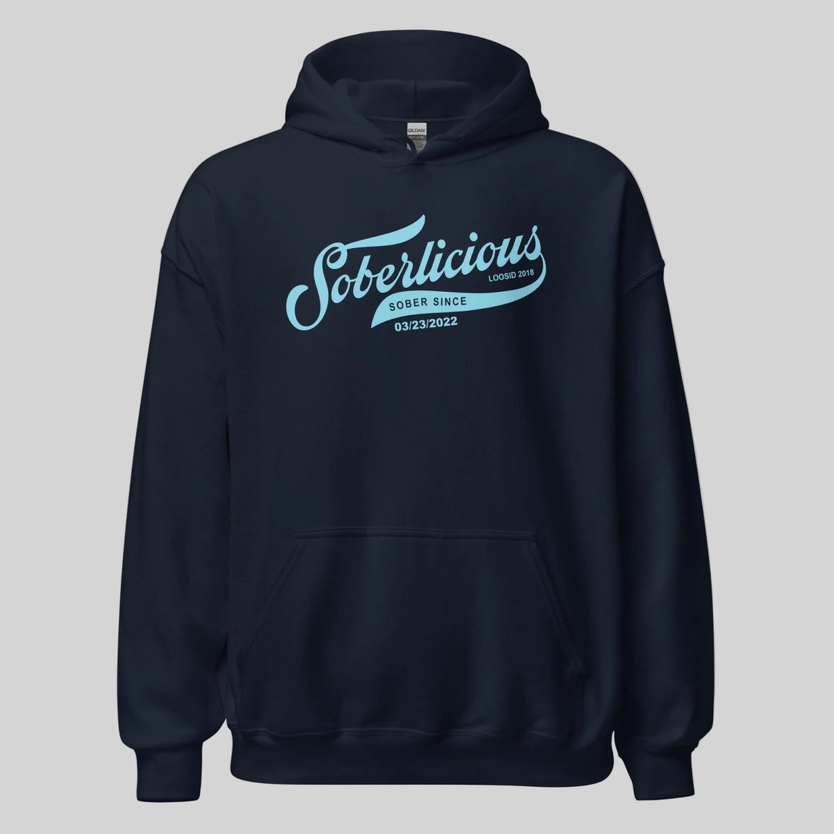 Soberlicious Recovery Hoodie back view (view 17)
