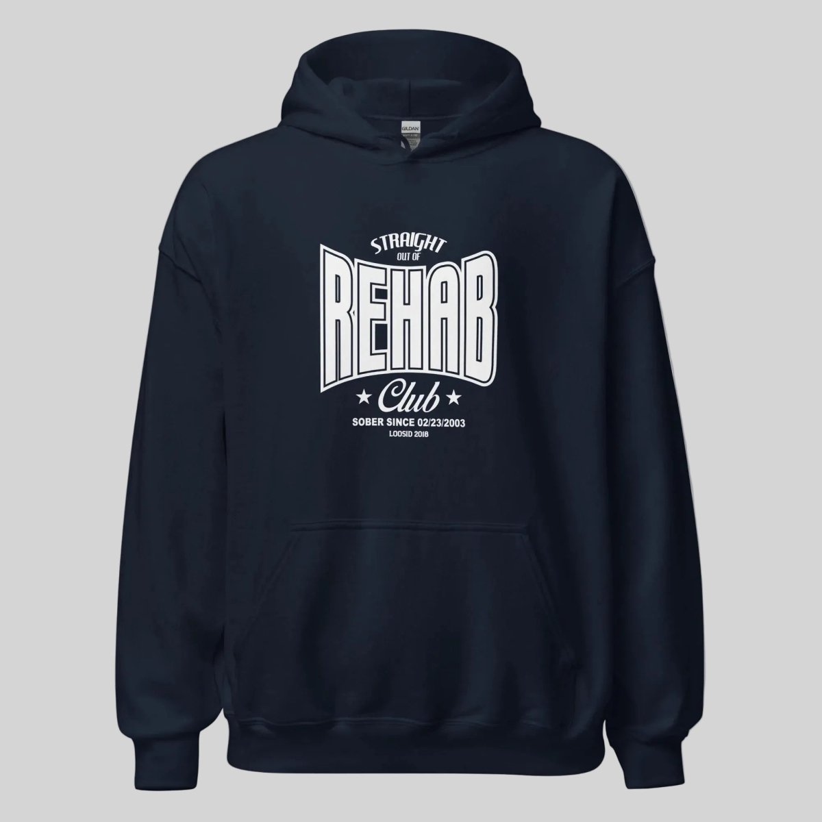 Rehab Recovery Hoodie lifestyle view (view 25)