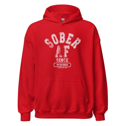 Inspiring Sober Hoodie symbolizing courage and resilience