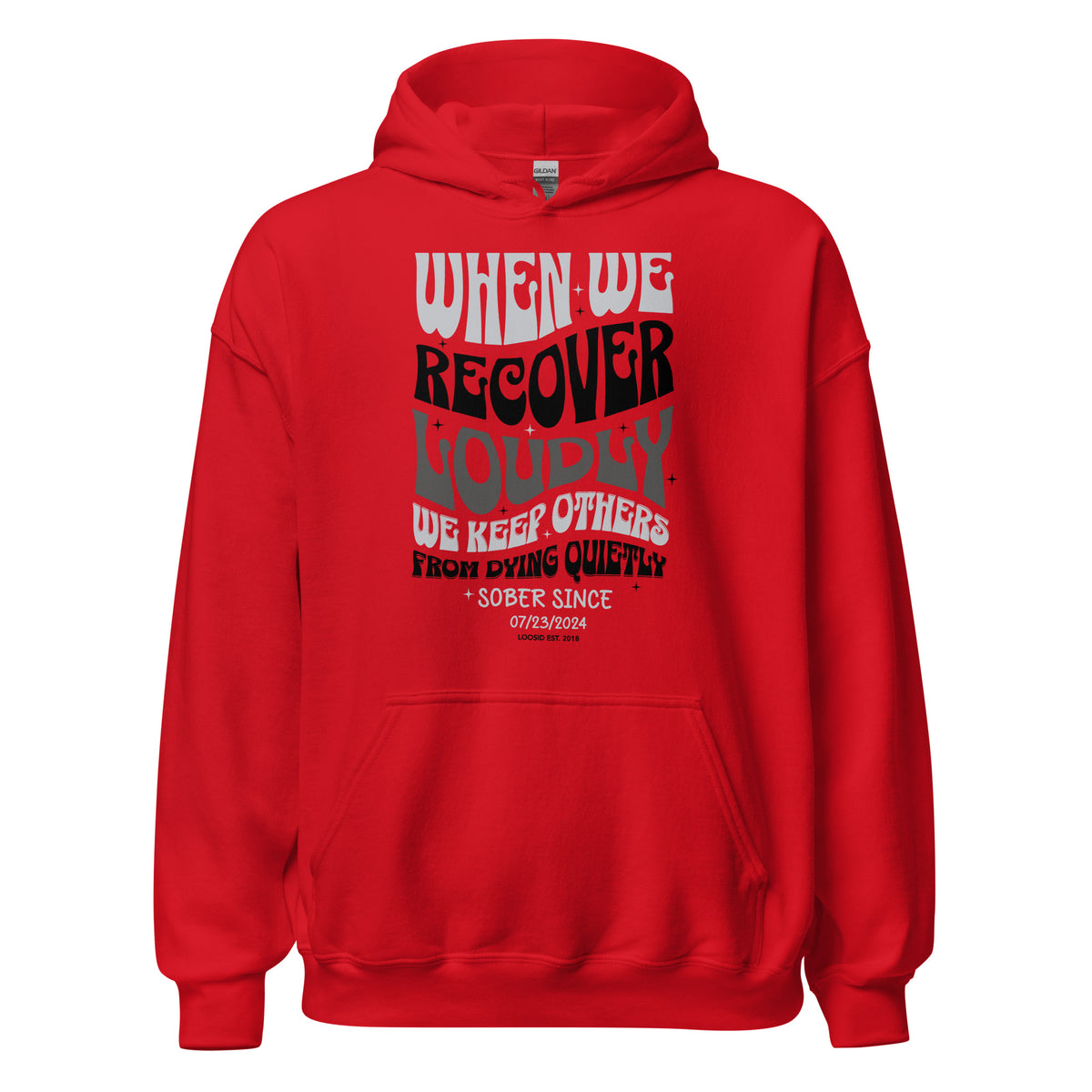 Recovery Hoodie reflecting empowerment and sober living