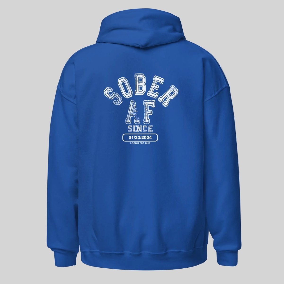 authentic sober apparel lifestyle recovery hoodie