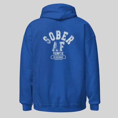 authentic sober apparel lifestyle recovery hoodie